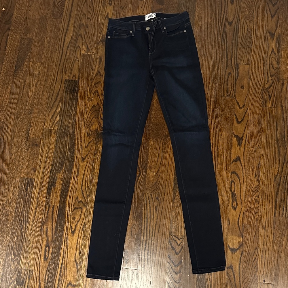 Paige Dark Blue Women's ultra skinny Jeans